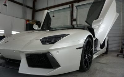 New Car Preparation of a 2019 Lamborghini Aventador