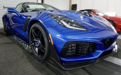 New Car Preparation of a 2019 Chevrolet Corvette