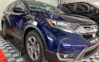 New Car Preparation of a 2019 Honda CR V