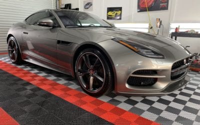 New Car Preparation of a 2019 Jaguar F Type