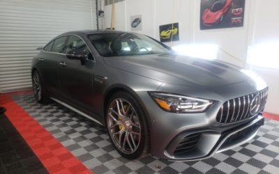 Ceramic Coating of a 2019 Mercedes AMG GT