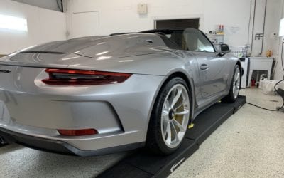 New Car Preparation of a 2019 Porsche 911