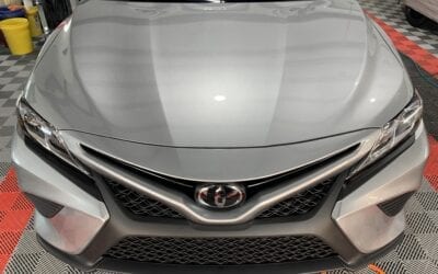 New Car Preparation of a 2019 Toyota Camry