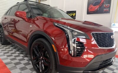 New Car Preparation of a 2020 Cadillac XT4