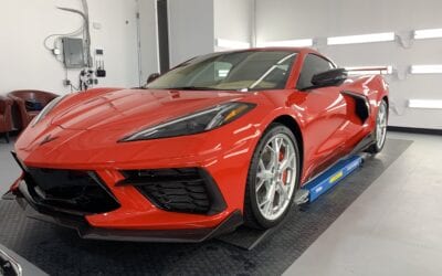 New Car Preparation of a 2020 Chevrolet Corvette