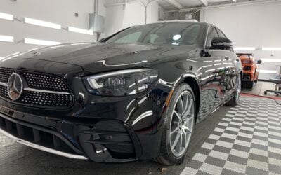 New Car Preparation of a 2020 Mercedes E-Class