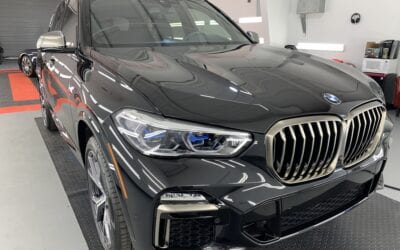 New Car Preparation of a 2021 BMW 5-Series X5