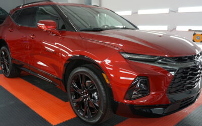 New Car Preparation of a 2021 Chevrolet Blazer