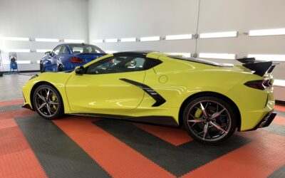 New Car Preparation of a 2021 Chevrolet Corvette