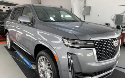 New Car Preparation of a 2021 Cadillac Escalade