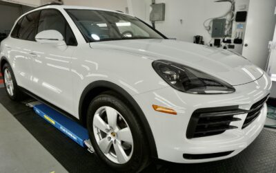 New Car Preparation of a 2021 Porsche Cayenne