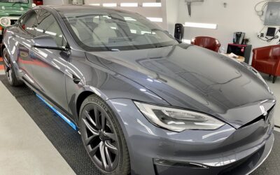 New Car Preparation of a 2021 Tesla Model S