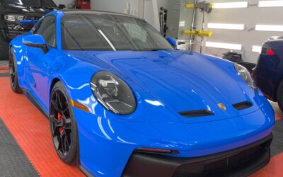 New Car Prep of a 2022 Porsche 911 GT3