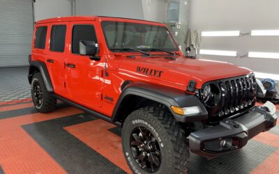 Ceramic Coating of a 2022 Jeep Wrangler