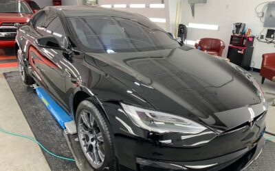 Paint Protection Film (PPF) of a 2022 Tesla Model S