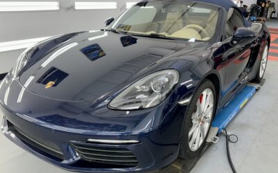 Ceramic Coating for a 2017 Porsche 718 Boxster in Raleigh