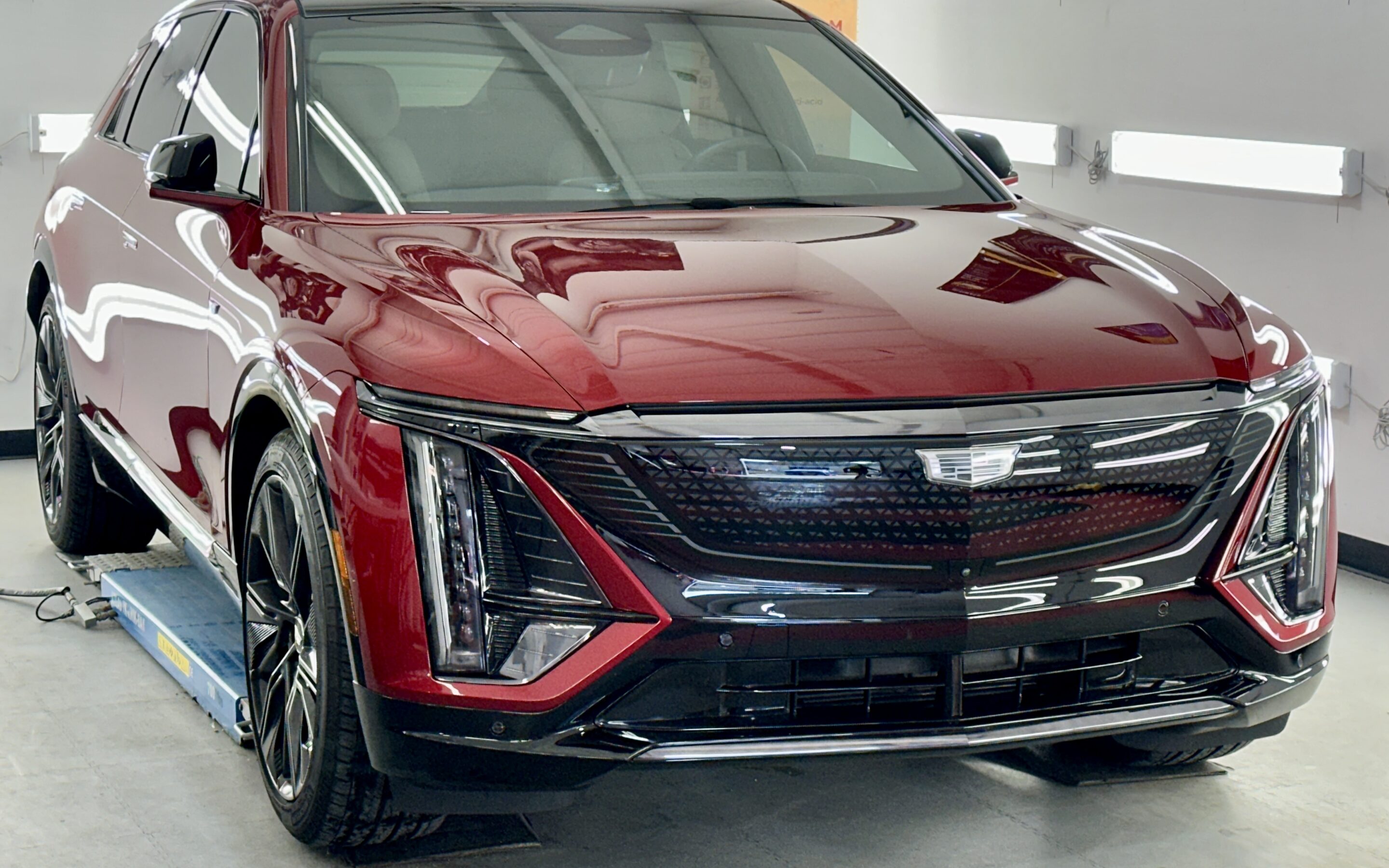 Ceramic Coating of a Cadillac LYRIQ Sport