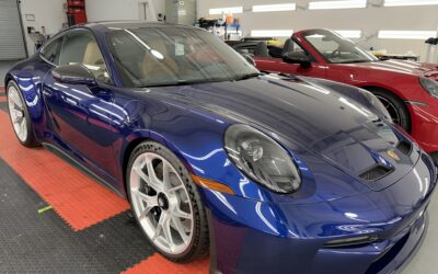 Paint Protection Film (PPF) of a 2022 Porsche 911