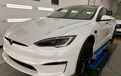 Paint Protection Film (PPF) of a 2022 Tesla Model S